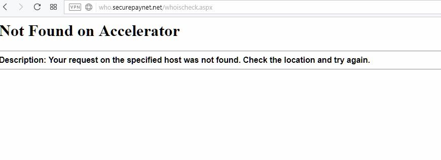 who.securepaynet.net error